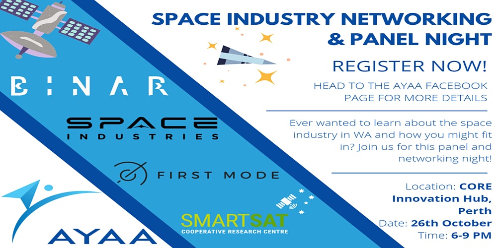 AYAA Western Australia Space Industry Networking & Panel Night 2021